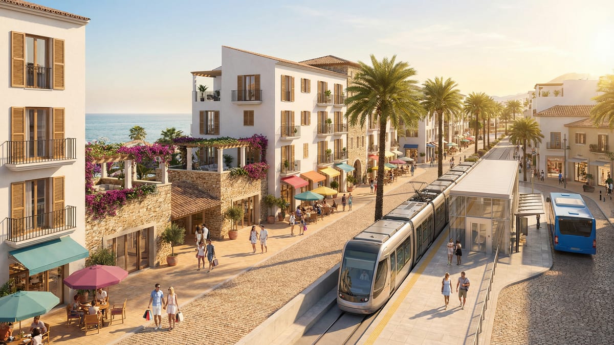 Luxuriöse Immobilien an der Costa del Sol mit mediterraner Architektur, die die perfekte Wahl für Mobilitätsbedürfnisse bieten.