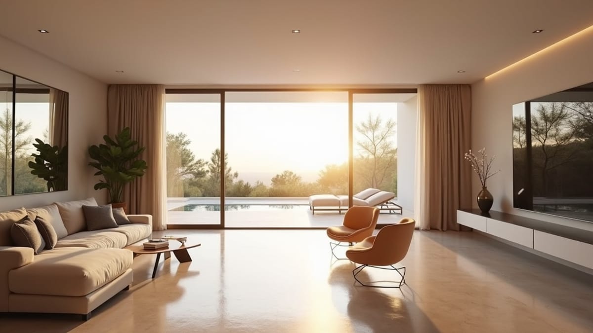 Elegant, innflytningsklart luksushjem med innbydende inngang og nøkler, ideelt for pensjonister som vil kjøpe i Costa del Sol.