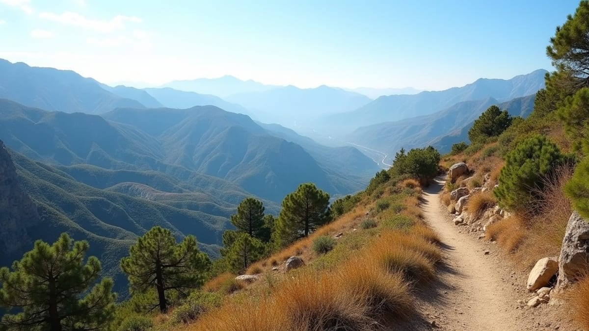 Fantastiska Sierra Blanca-bergen i Costa del Sol, som framhäver utomhuslivsstilen perfekt för familjer som utforskar detta område.