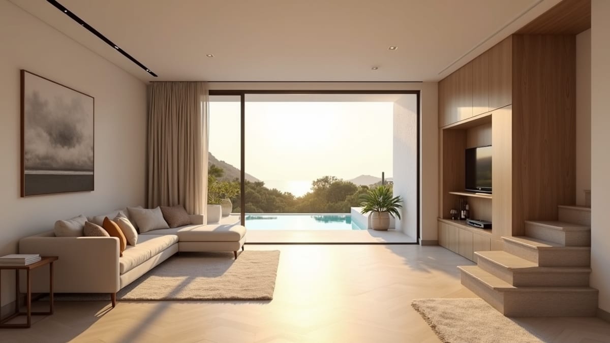 Modern luxury property in Costa del Sol, inviting entrance hall ready for ownership, ideal for families moving to Costa del Sol as a family.