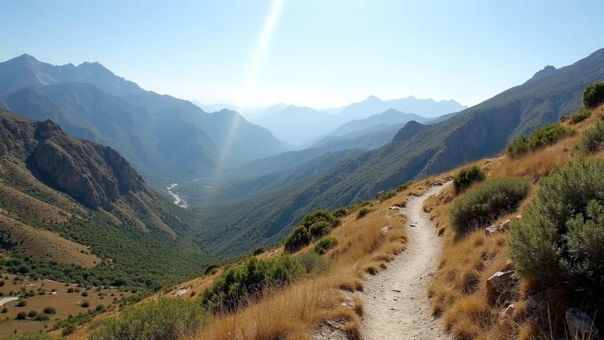 Majestic Sierra Blanca mountains near Málaga offer stunning hiking trails, showcasing natural parks zwischen Málaga und Sotogrande.