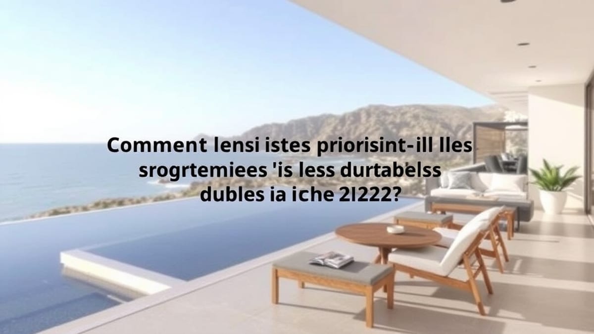Naviguer dans l'avenir de l'achat immobilier : L'importance de l'immobilier durable en Espagne pour 2026 - Immobilier Costa del Sol