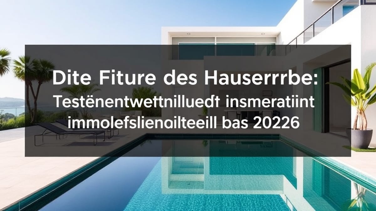 Die Zukunft des Hauserwerbs: Der Stellenwert nachhaltiger Immobilien in Spanien bis 2026 – Immobilien an der Costa del Sol