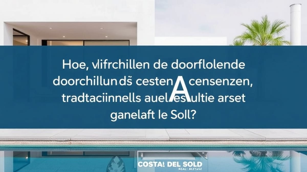 Branded Residences vs. Traditionele Luxe Huizen aan de Costa del Sol: Wat is het beste voor u? - Vastgoed Costa del Sol