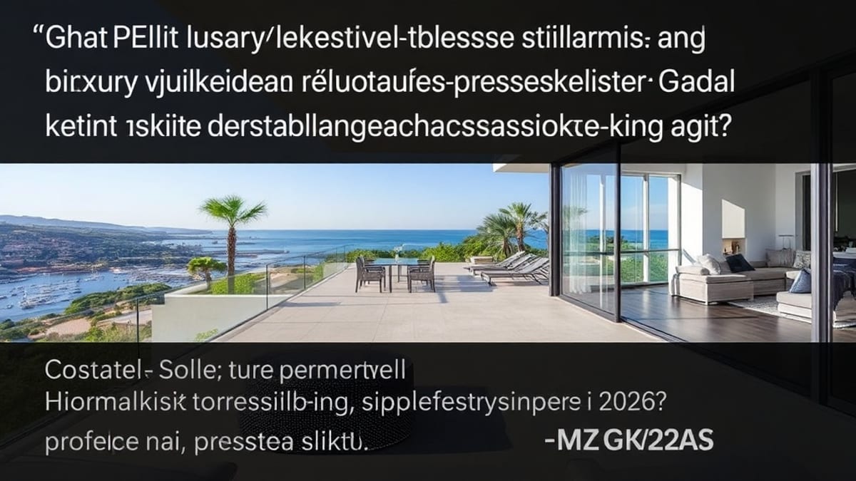 Sikre din fremtid i Costa del Sols luksuriøse merkede boliger: En investering for 2026 - Costa del Sol eiendom