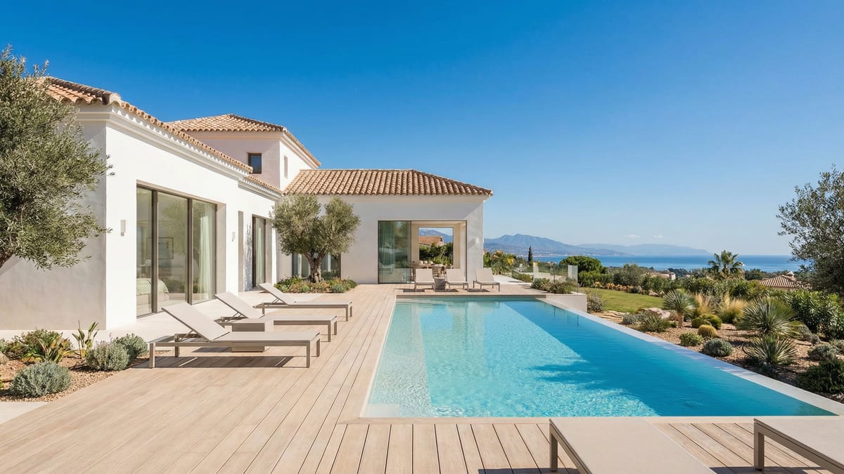 Rejsende planlægger ejendomskøb med guide til spanske boligkøb.