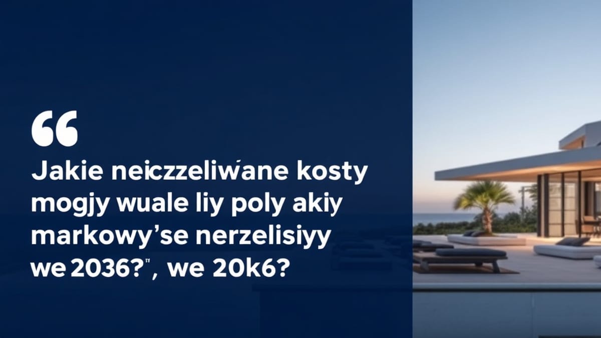 Kompleksowy przewodnik po zakupie markowych rezydencji na Costa del Sol w 2026 roku - nieruchomości Costa del Sol