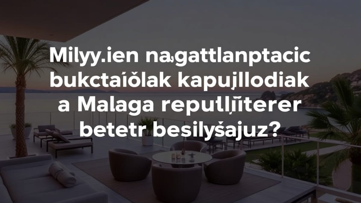 A Málaga repülőtér szerepe a Costa del Sol ingatlanpiaci növekedésében - Costa del Sol ingatlanok