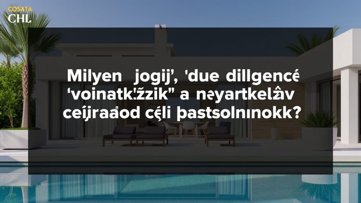 Álomtól a valóságig: Átfogó útmutató a Costa del Solon lévő második otthonba való befektetéshez - Costa del Sol ingatlan