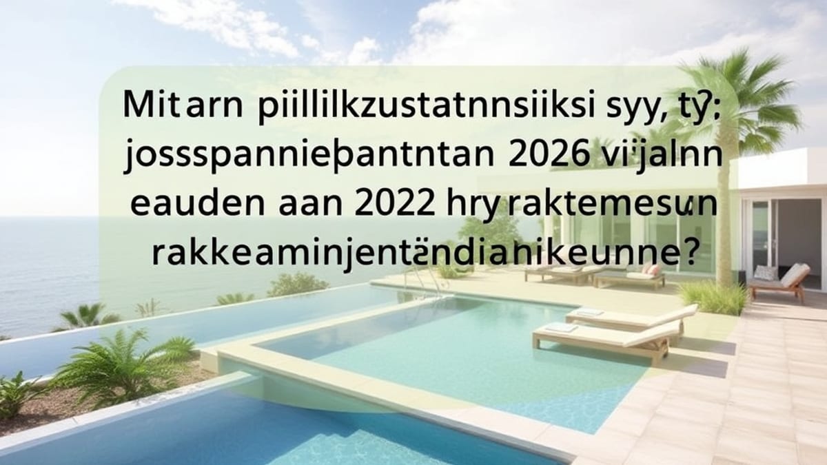 Arvon vapauttaminen: Kestävän kiinteistörakentamisen käytäntöjen vaikutus kiinteistönostopäätöksiin Espanjassa vuodeksi 2026 - Costa del Solin kiinteistöt