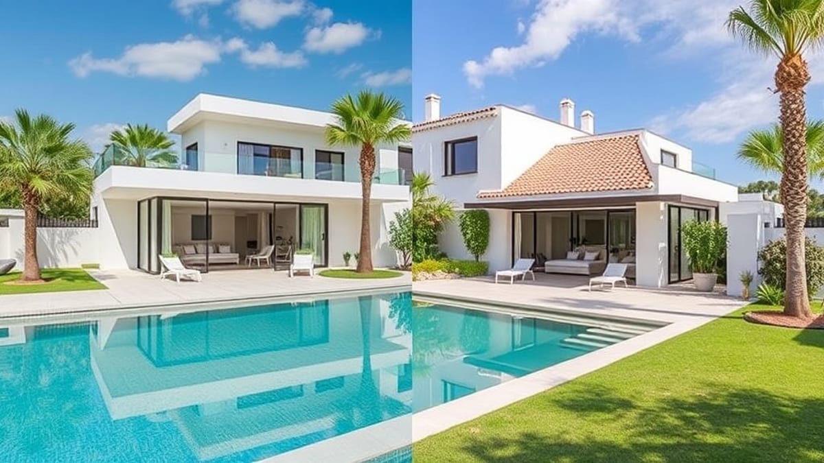 Faire le bon choix : Maisons Modernes vs Méditerranéennes sur la Costa del Sol - Immobilier Costa del Sol