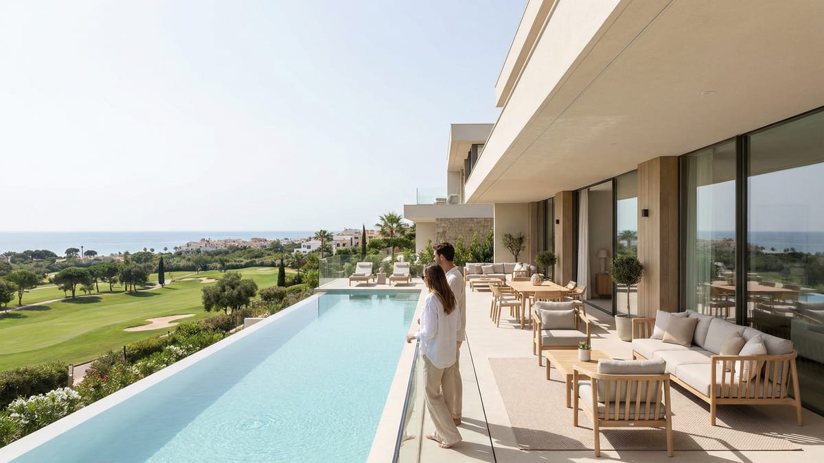 Jämför samfällighetsavgifter i lyxiga bostadsområden på Costa del Sol - Fastigheter Costa del Sol