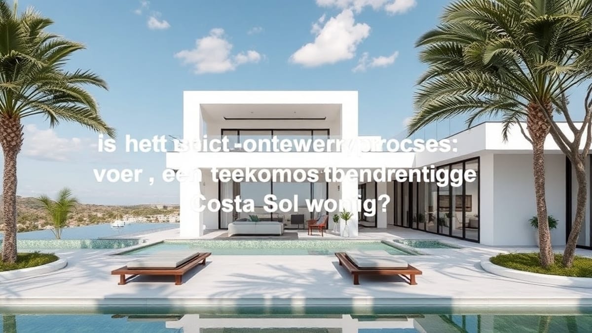 De toekomst van Spaanse kustarchitectuur aan de Costa del Sol - Vastgoed Costa del Sol