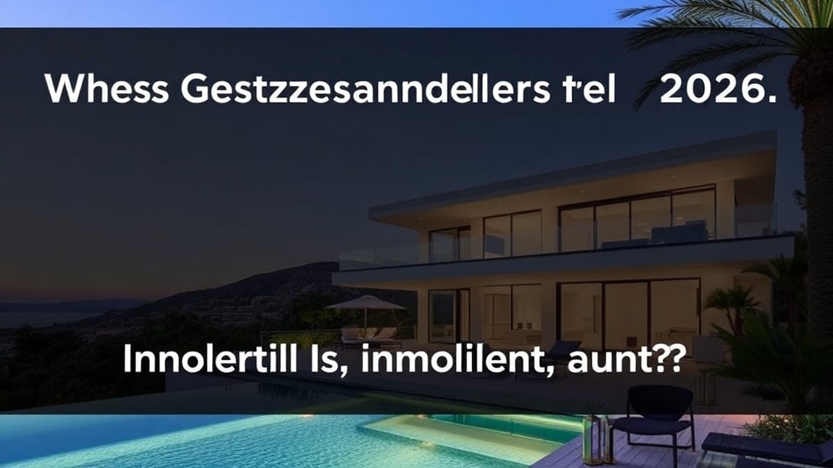 Kosten-Nutzen-Analyse nachhaltiger Immobilien: Warum Energieeffizienz für Käufer in Spanien 2026 wichtig ist – Immobilien Costa del Sol