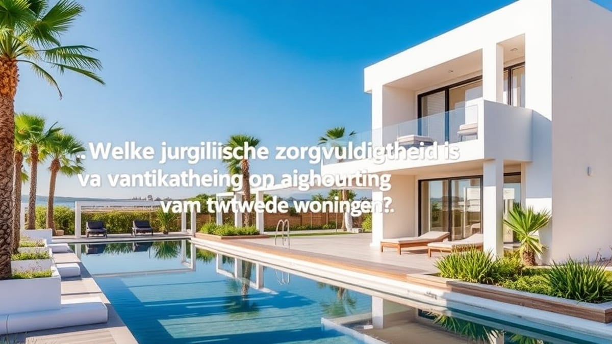 Van Droom naar Realiteit: Een Uitgebreide Gids voor Investeren in een Tweede Huis aan de Costa del Sol - Vastgoed Costa del Sol