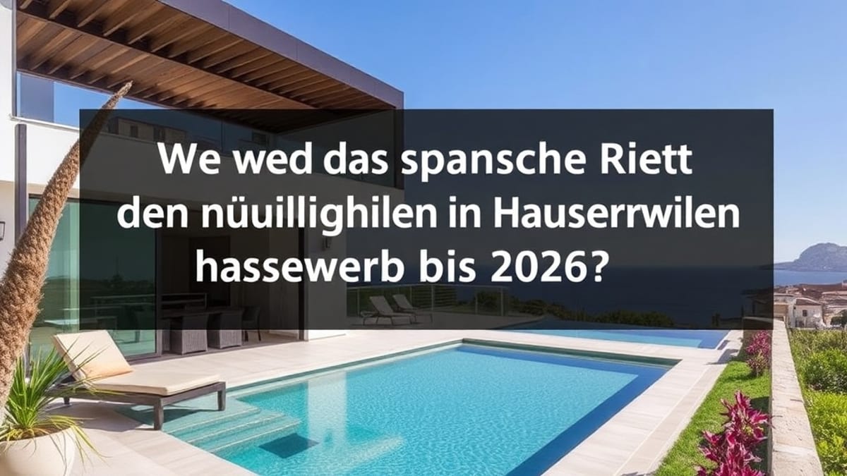 Die Zukunft des Hauserwerbs navigieren: Die Bedeutung nachhaltiger Immobilien in Spanien für 2026 - Immobilien Costa del Sol